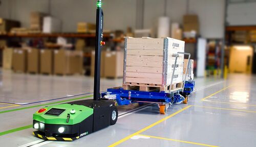 Autonomiczne pojazdy prowadzone (AGV)