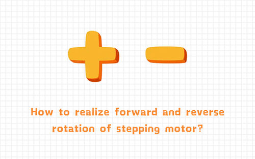 najnowsze wiadomości firmowe o How to realize forward and reverse rotation of stepping motor?