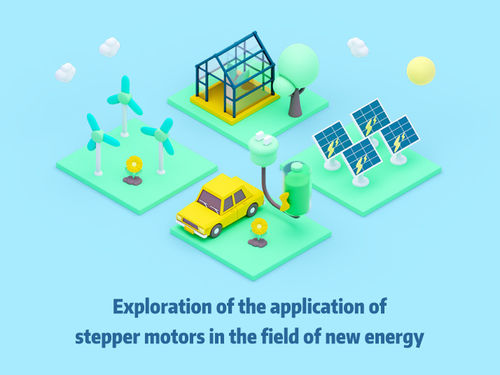 najnowsze wiadomości firmowe o Exploration of the application of stepper motors in the field of new energy