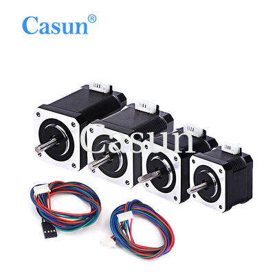 Dobra cena Stalowy silnik krokowy hybrydowy o napięciu nominalnym 120V, momencie obrotowym 21kg.cm i 5mm wałku typu D do automatyki przemysłowej W Internecie