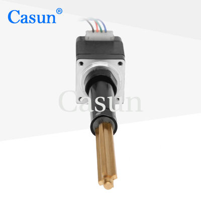 Dobra cena Czarny ołowiany śrubokręt krokówkowy silnik liniowy aktuator NEMA 11 śrubowy rozpiętość 38,1 mm dla dyspensera W Internecie