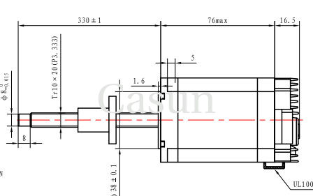 Dobra cena NEMA 23 Zintegrowany zewnętrzny ołowiany śrubokrętny silnik krokówkowy 2N.M Zintegrowany silnik krokówkowy W Internecie